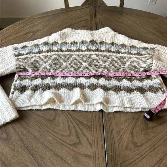 FREE PEOPLE Women's Alpine Pullover Sweater Size M In Ivory - Picture 6 of 12